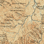 United States Geological Survey Mount Mitchell, NC-TN (1902, 125000-Scale) digital map