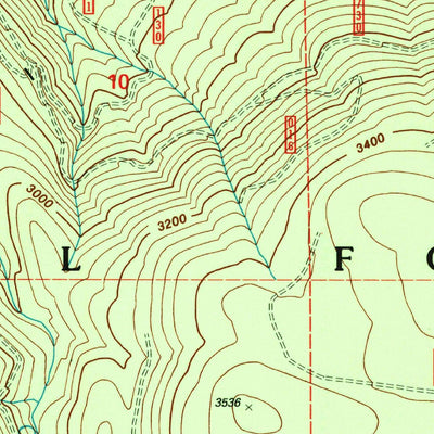 United States Geological Survey Mount Mitchell, OR (1997, 24000-Scale) digital map