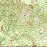 United States Geological Survey Mount Mitchell, OR (1997, 24000-Scale) digital map