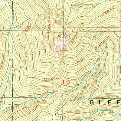United States Geological Survey Mount Mitchell, WA (1984, 24000-Scale) digital map