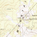 United States Geological Survey Mount Montgomery, NV (1987, 24000-Scale) digital map