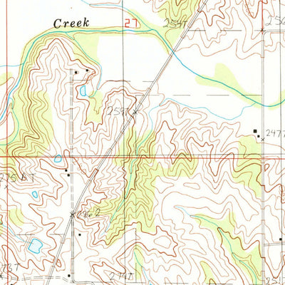 United States Geological Survey Mount Moriah, MO (1984, 24000-Scale) digital map