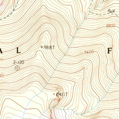 United States Geological Survey Mount Moriah, NV (1986, 24000-Scale) digital map