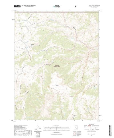 United States Geological Survey Mount Moriah, NV (2021, 24000-Scale) digital map