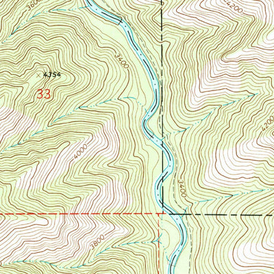 United States Geological Survey Mount Moriah, OR (1965, 24000-Scale) digital map