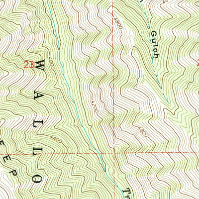 United States Geological Survey Mount Moriah, OR (1965, 24000-Scale) digital map