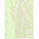 United States Geological Survey Mount Moriah, OR (1993, 24000-Scale) digital map