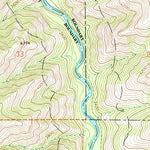 United States Geological Survey Mount Moriah, OR (1993, 24000-Scale) digital map