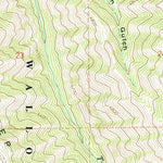 United States Geological Survey Mount Moriah, OR (1993, 24000-Scale) digital map