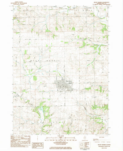United States Geological Survey Mount Morris, IL (1983, 24000-Scale) digital map