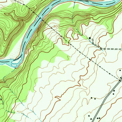 United States Geological Survey Mount Morris, NY (1943, 24000-Scale) digital map