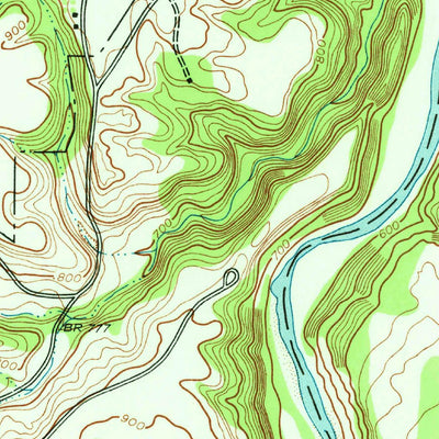 United States Geological Survey Mount Morris, NY (1943, 24000-Scale) digital map
