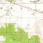United States Geological Survey Mount Morrison, CA (1953, 62500-Scale) digital map
