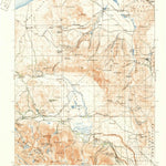 United States Geological Survey Mount Morrison, CA-NV (1914, 125000-Scale) digital map