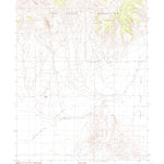 United States Geological Survey Mount Moses SE, NV (1990, 24000-Scale) digital map