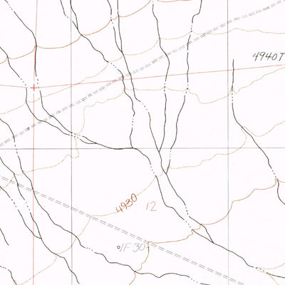 United States Geological Survey Mount Moses SE, NV (1990, 24000-Scale) digital map