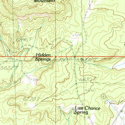 United States Geological Survey Mount Nebo, NM (1985, 24000-Scale) digital map