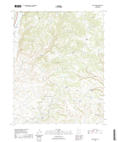 United States Geological Survey Mount Nebo, NM (2020, 24000-Scale) digital map