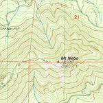 United States Geological Survey Mount Nebo, OR (1988, 24000-Scale) digital map
