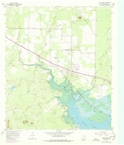 United States Geological Survey Mount Nebo, TX (1957, 24000-Scale) digital map