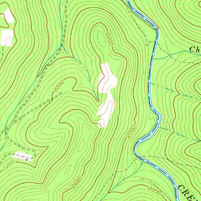 United States Geological Survey Mount Nebo, WV (1969, 24000-Scale) digital map