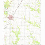 United States Geological Survey Mount Olive, IL (1974, 24000-Scale) digital map
