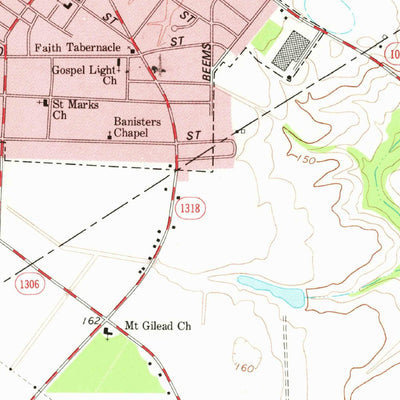 United States Geological Survey Mount Olive, NC (1977, 24000-Scale) digital map