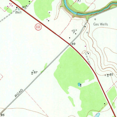 United States Geological Survey Mount Olive, TX (1963, 24000-Scale) digital map