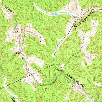 United States Geological Survey Mount Olive, WV (1958, 24000-Scale) digital map