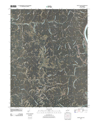 United States Geological Survey Mount Olive, WV (2011, 24000-Scale) digital map