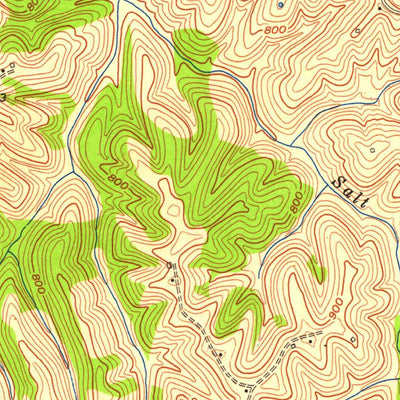 United States Geological Survey Mount Olivet, KY (1952, 24000-Scale) digital map