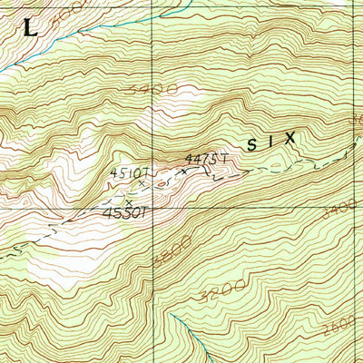 United States Geological Survey Mount Olson, WA (1990, 24000-Scale) digital map