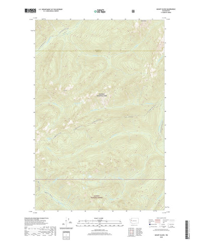 United States Geological Survey Mount Olson, WA (2020, 24000-Scale) digital map