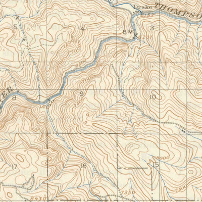 United States Geological Survey Mount Olympus, CO (1907, 62500-Scale) digital map