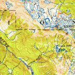 United States Geological Survey Mount Olympus, WA (1935, 62500-Scale) digital map