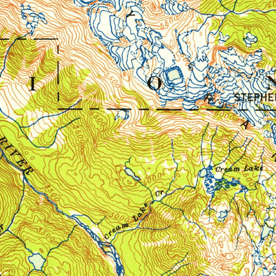 United States Geological Survey Mount Olympus, WA (1935, 62500-Scale) digital map