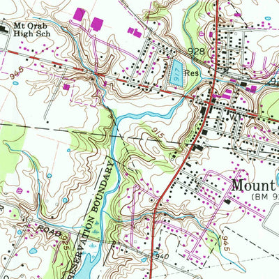 United States Geological Survey Mount Orab, OH (1960, 24000-Scale) digital map