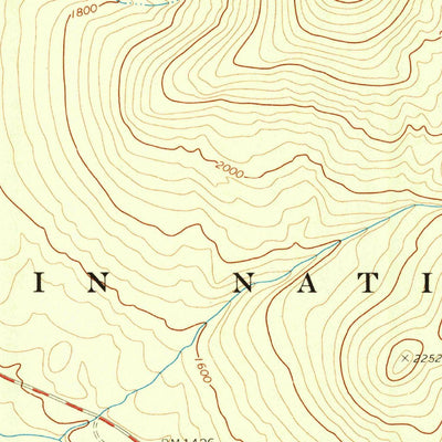 United States Geological Survey Mount Osceola, NH (1967, 24000-Scale) digital map