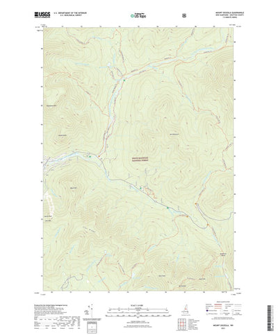 United States Geological Survey Mount Osceola, NH (2021, 24000-Scale) digital map