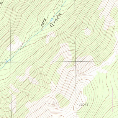 United States Geological Survey Mount Ouray, CO (1980, 24000-Scale) digital map