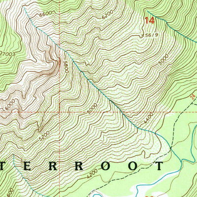 United States Geological Survey Mount Paloma, ID (1998, 24000-Scale) digital map