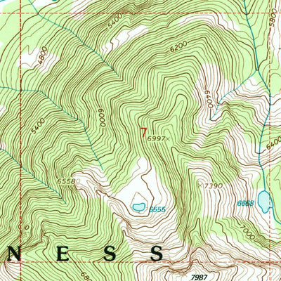 United States Geological Survey Mount Paloma, ID (1998, 24000-Scale) digital map