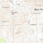 United States Geological Survey Mount Patterson, CA-NV (1989, 24000-Scale) digital map