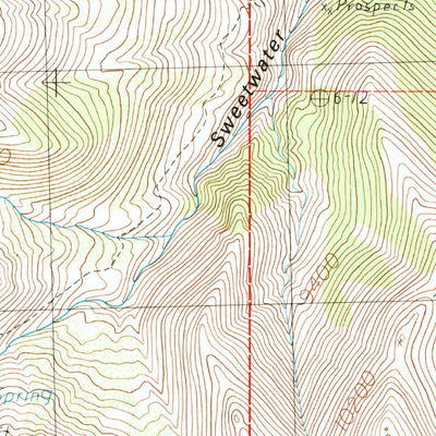 United States Geological Survey Mount Patterson, CA-NV (1989, 24000-Scale) digital map