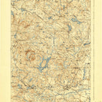 United States Geological Survey Mount Pawtuckaway, NH (1939, 62500-Scale) digital map
