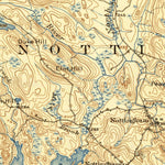 United States Geological Survey Mount Pawtuckaway, NH (1939, 62500-Scale) digital map