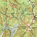 United States Geological Survey Mount Pawtuckaway, NH (1944, 62500-Scale) digital map