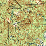 United States Geological Survey Mount Pawtuckaway, NH (1944, 62500-Scale) digital map