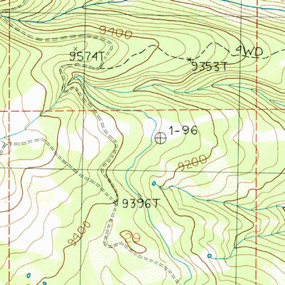 United States Geological Survey Mount Peale, UT (1987, 24000-Scale) digital map