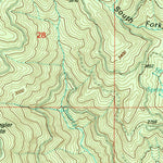 United States Geological Survey Mount Peavine, OR (1998, 24000-Scale) digital map